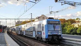 (RER D ) départ d'une Z20500 hybride IDFM à Vigneux-sur-Seine