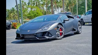 Lamborghini Huracan EVO - TEST DRIVING LOUD ANGRY BULL - Interior Exterior at Lamborghini Miami