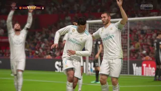 FIFA 18 - BICYCLE KICK FROM C.RONALDO FROM CORNER AGAINST MAN UTD ONLINE SEASON