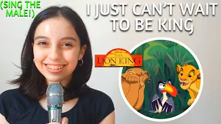 I Just Can't Wait To Be King (Nala's Part Only - Karaoke) - The Lion King