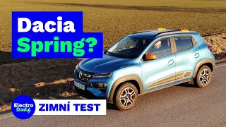 Dacia Spring | Jak obstál nejlevnější elektromobil v zimním testu? | Electro Dad # 324
