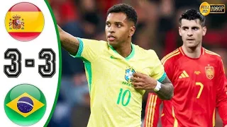 Brazil vs Spain -3-3- Highlights & All Goals 2024 HD