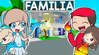 Adopté a Mi Propia Familia de ELEMENTOS en Brookhaven Roblox! Team Gatitos