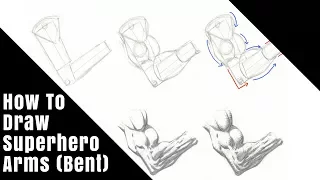 How to Draw Superhero Arms (Anatomy)