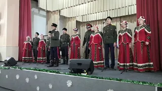 Песня "Мы с тобой казаки, дети русского поля", хор "Братина", село Поперечное, Кузбасс