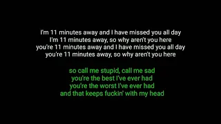 YUNGBLUD, Halsey - 11 Minutes (Karaoke Version)