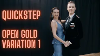 Quickstep Open Gold Variation 1 by Iaroslav and Liliia Bieliei