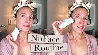 My Full NuFace Routine In Real Time!