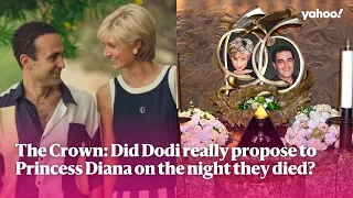 The Crown: Did Dodi really propose to Princess Diana on the night they died? | Yahoo Australia