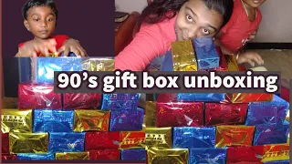 90's kids gift box unboxing | What's inside this gift box? | 5rs gift box unboxing