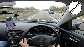Mazda RX-8 192HP TOP SPEED DRIVE On Autobahn (No Limit)