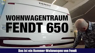 Fendt Diamant 650 SGD. Ein Hammer-Wohnwagen. Den Wohnwagen müsst ihr sehen.