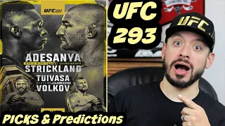UFC 293 | ADESANYA vs. STRICKLAND | FULL CARD - PICKS & PREDICTIONS!!!