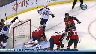 Alexander Steen snap shot goal 4-0 St. Louis Blues vs Florida Panthers 11/1/13 NHL Hockey.