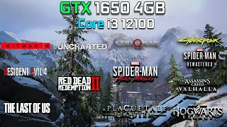 GeForce GTX 1650 4GB | Best Settings + FSR | Test In 12 Games at 1080p | 2023