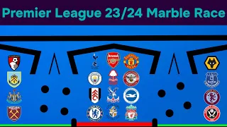 Premier League 2023/2024 Season Marble Race | The Marble Quest