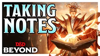 Write That Down! Taking Notes at the Table | D&D Beyond