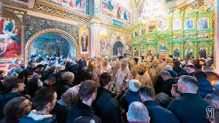 У Неділю 37-ту по Пʼятидесятниці Предстоятель очолив Божественну літургію у Києво-Печерській Лаврі