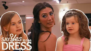 Fiancé’s Daughters Hate Every Dress Bride Tries On I Say Yes To The Dress Atlanta