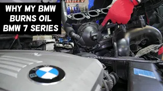 BMW 7 SERIES WHY IT BURNS OIL, EXCESSIVE OIL CONSUMPTION BMW E65 E66 F01