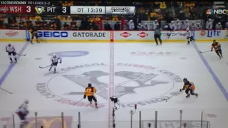 Game winning goal to bring penguins to the semi finals