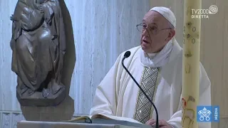 Papa Francesco, omelia a Santa Marta del 15 aprile 2020