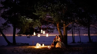 Зимняя свадьба в лесу! Свадебный клип