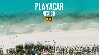 4K RIU Playacar Mexico Beach Aerial DJI Mavic Drone Screensaver I Quintana Roo I Playa Del Carmen