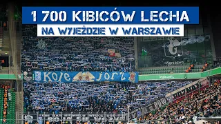 Lech Poznan fans away in Warsaw against Legia Ultras (12.11.2023)