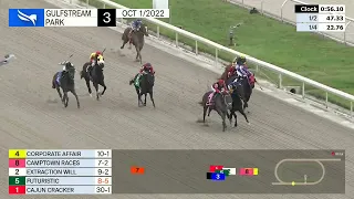 Gulfstream Park Carrera 3 - 1 de Octubre 2022