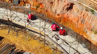 OBRAS BACIA CONTENÇÃO DE CHUVA VILARINHO VENDA NOVA  BELO HORIZONTE MINAS GERAIS..