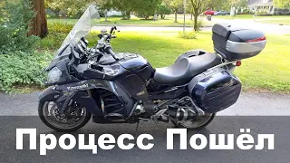 Ремонт Kawasaki Concours – Разборка пластика и оценка повреждений