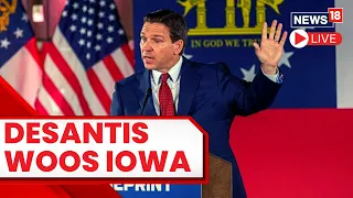 DeSantis In Lowa Warns Of GOP 'Culture Of Losing' | Desantis Speech LIVE | Desantis Vs Trump LIVE