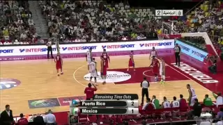 Puerto Rico vs Mexico final 2013, FIBA americas championship.