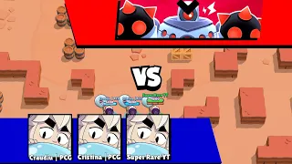 Triple Same GUS Brawler in Boss Fight Game Mode - BRAWL STARS