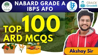 Top 100 ARD MCQs for NABARD Grade A