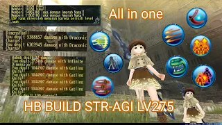 Toram online HB build lv275 new 12M draconic charge