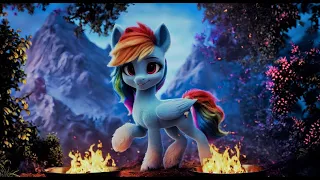 MLP FIM Rainbow Dash  - Raindrop