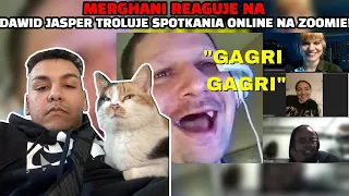 Merghani reakcja na Dawid Jasper TROLUJE SPOTKANIA ONLINE na ZOOMie!