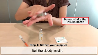 Mixing Vial Insulin for Injection