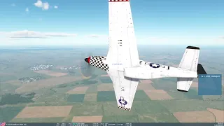 Digital Combat Simulator WW2　Dogfight　P51D　VS　BF109