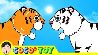 The tiger brothers were brave!ㅣanimals cartoon for kidsㅣCoCosToy