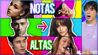 Cantantes Famosos Cantando NOTAS ALTAS! DIFICIL! (Ariana, Camila, Sia, Zayn, Harry, Shawn) | Vargott