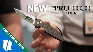 Manual Button Lock TR-3! New Pro-Tech Knives 2024