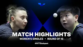 Sofia Polcanova vs Sun Yingsha | WS | WTT Star Contender European Summer Series 2022 (R16)