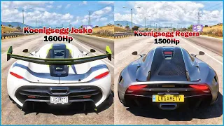 FH5 DRAG RACE! JESKO Vs REGERA