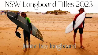 Junior BOY Longboard Division - NSW Longboard Titles 2023