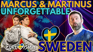 🇸🇪 Marcus & Martinus "Unforgettable" ANALYSIS & REACTION | Sweden 🇸🇪 | Eurovision 2024