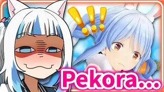 Gura Secretly Stalks Pekora Off Stream 【Gawr Gura / HololiveEN】