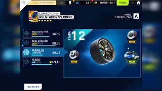 Asphalt 9 | Upgrading LAMBORGHINI AVENTADOR SV COUPE | 5* Stars Max Rank 3,763 | GOLD | YAEK Elite.